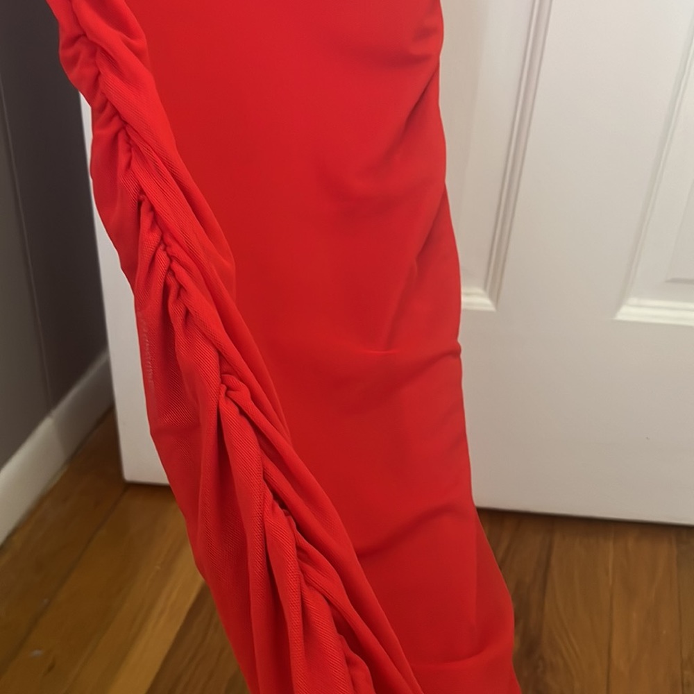 Red Mini Dress - Picture 2 of 4